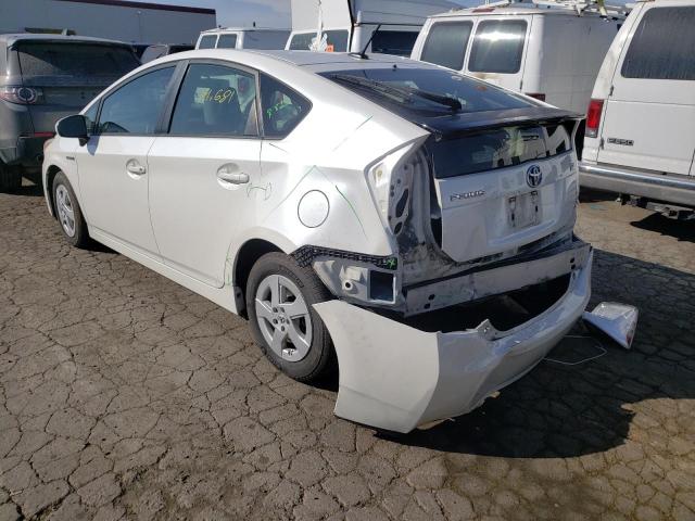Photo 3 from auction – 2011 TOYOTA PRIUS with VIN JTDKN3DU2B5369800