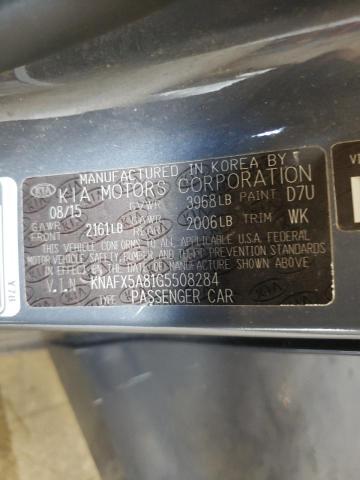 Photo 10 from auction – 2016 KIA FORTE EX with VIN KNAFX5A81G5508284
