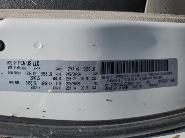 صورة رقم 10 من المزاد - 2018 CHRYSLER PACIFICA L مع VIN 2C4RC1GG5JR245844