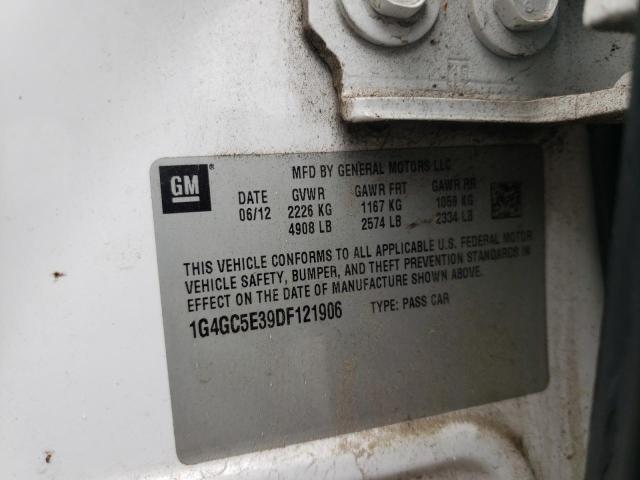 Photo 10 from auction – 2013 BUICK LACROSSE with VIN 1G4GC5E39DF121906
