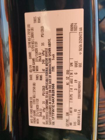 Photo 10 from auction – 2019 FORD F150 SUPER with VIN 1FTFW1E14KFB28368