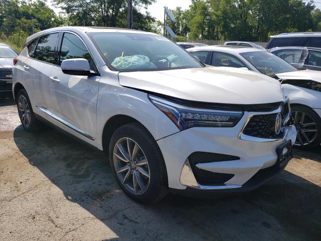 ACURA RDX TECHNO 2021 with VIN 5J8TC2H5XML003588 - Photo from auction