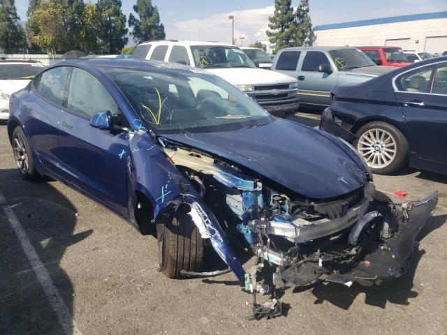 TESLA MODEL 3 2021 with VIN 5YJ3E1EA1MF939445 - Photo from auction