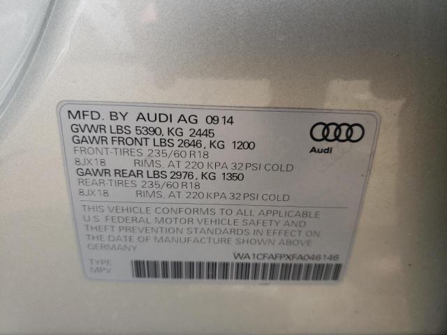 Фото 10 с аукциона – 2015 AUDI Q5 PREMIUM с VIN WA1CFAFPXFA046146