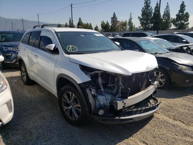 TOYOTA HIGHLANDER 2016 with VIN 5TDZKRFH3GS145446 - Photo from auction