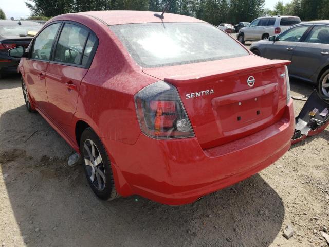 Photo 3 from auction – 2012 NISSAN SENTRA 2.0 with VIN 3N1AB6AP4CL780477