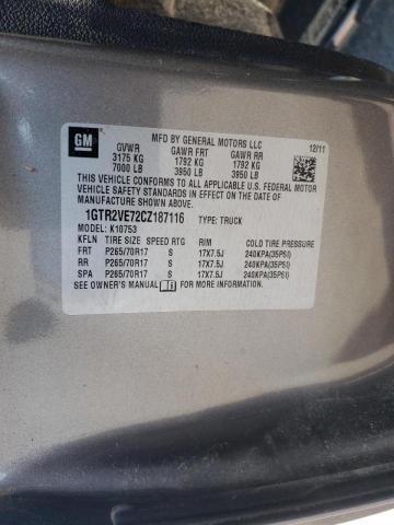 Photo 10 from auction – 2012 GMC SIERRA K15 with VIN 1GTR2VE72CZ187116
