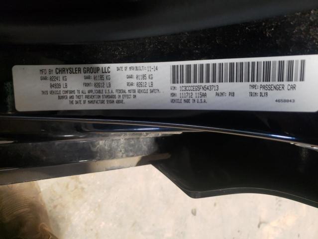 Photo 10 from auction – 2015 CHRYSLER 200 C with VIN 1C3CCCEG5FN543713