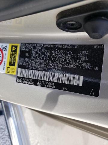 Photo 10 from auction – 2013 LEXUS RX 350 with VIN 2T2ZK1BA7DC088033