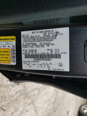 Photo 10 from auction – 2015 FORD FUSION SE with VIN 3FA6P0H79FR260841