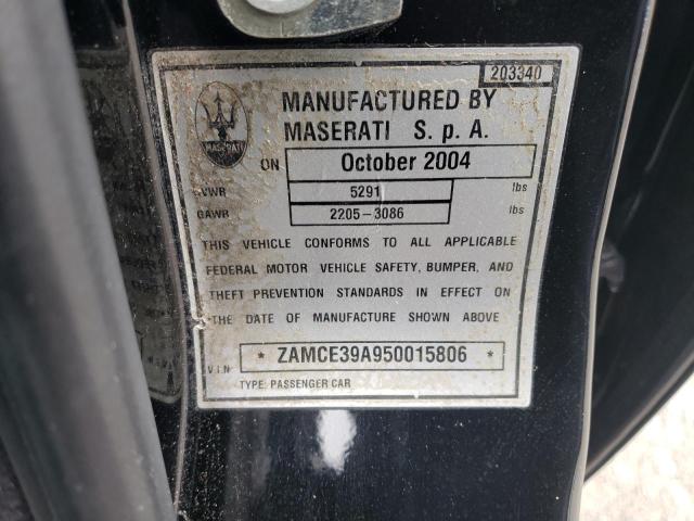 Photo 10 from auction – 2005 MASERATI QUATTROPOR with VIN ZAMCE39A950015806