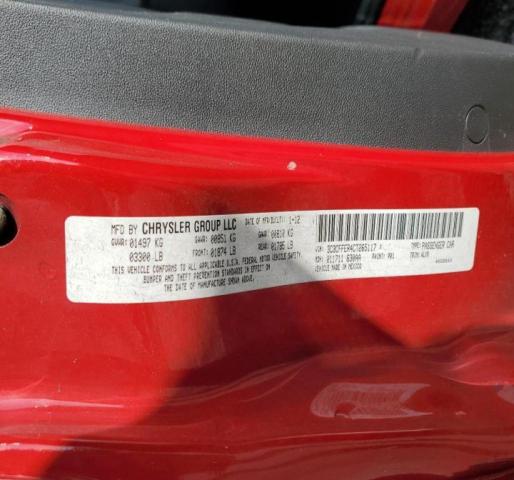 Photo 10 from auction – 2012 FIAT 500 LOUNGE with VIN 3C3CFFER4CT265117