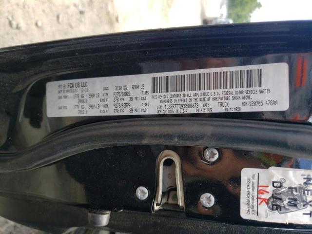 Photo 10 from auction – 2019 RAM 1500 CLASS with VIN 1C6RR7TT2KS588073