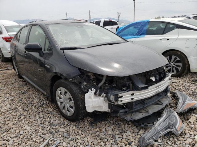 TOYOTA COROLLA LE 2021 with VIN JTDEAMDE8MJ000425 - Photo from auction
