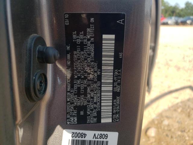 Photo 10 from auction – 2011 TOYOTA SIENNA XLE with VIN 5TDYK3DC9BS017169