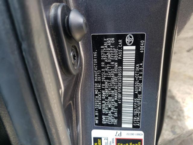 Photo 10 from auction – 2014 TOYOTA CAMRY L with VIN 4T1BF1FK0EU308559