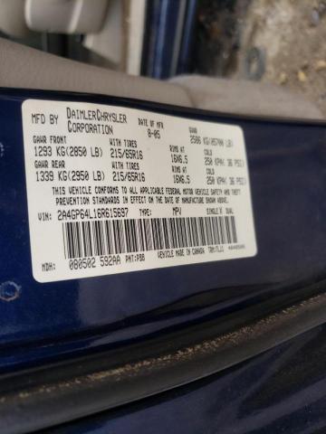Photo 10 from auction – 2006 CHRYSLER TOWN & COU with VIN 2A4GP64L16R615697