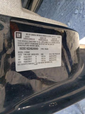 Photo 10 from auction – 2009 CHEVROLET SILVERADO with VIN 3GCEC13C29G205563