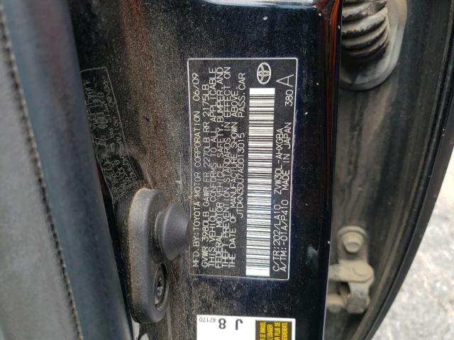 Photo 10 from auction – 2010 TOYOTA PRIUS with VIN JTDKN3DU7A0013015