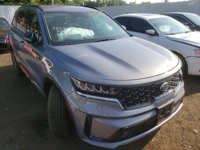 KIA SORENTO EX 2021 with VIN 5XYRHDLF0MG060707 - Photo from auction