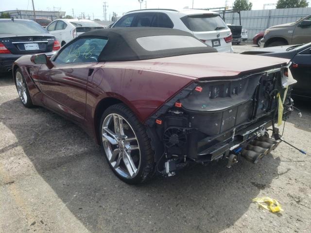 Photo 3 from auction – 2016 CHEVROLET CORVETTE S with VIN 1G1YK3D74G5122923