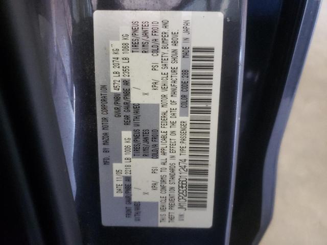 Photo 10 from auction – 2006 MAZDA 5 with VIN JM1CR293560112474