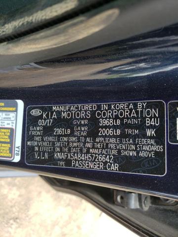 Photo 10 from auction – 2017 KIA FORTE EX with VIN KNAFX5A84H5726642