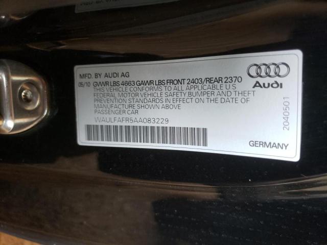 Photo 10 from auction – 2010 AUDI A5 PREMIUM with VIN WAULFAFR5AA083229