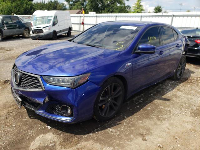Photo 2 from auction – 2018 ACURA TLX TECH+A with VIN 19UUB2F69JA010493