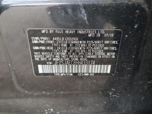 Photo 10 from auction – 2017 SUBARU FORESTER 2 with VIN JF2SJAEC8HH433174
