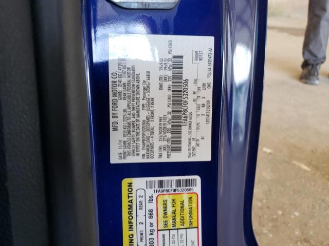 Photo 10 from auction – 2015 FORD MUSTANG GT with VIN 1FA6P8CF0F5320506