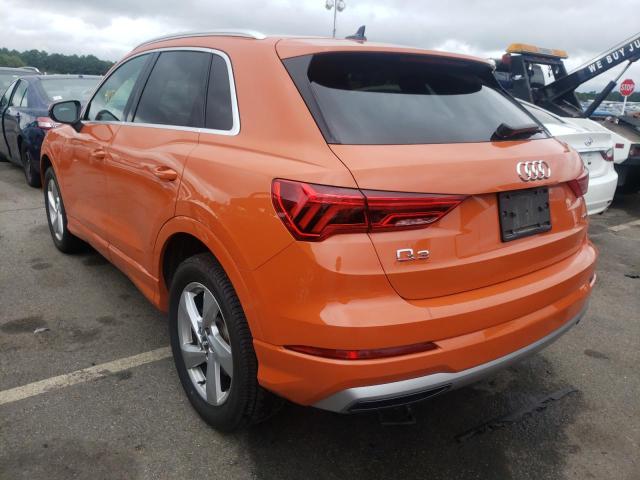 Photo 3 from auction – 2020 AUDI Q3 PREMIUM with VIN WA1AECF31L1036247