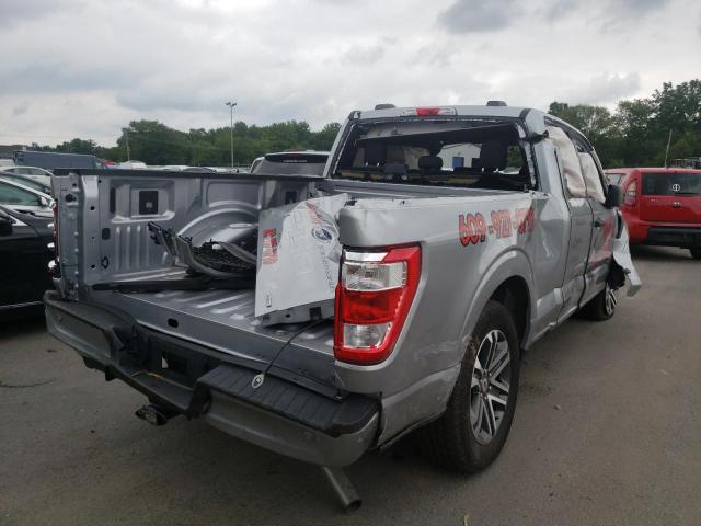 Photo 4 from auction – 2021 FORD F150 SUPER with VIN 1FTEX1EP6MFB39517
