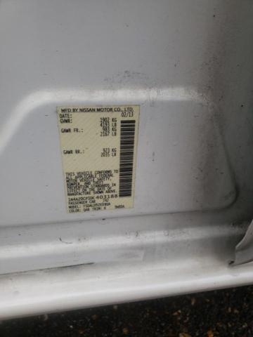 Photo 10 from auction – 2013 NISSAN LEAF S with VIN 1N4AZ0CP1DC403188
