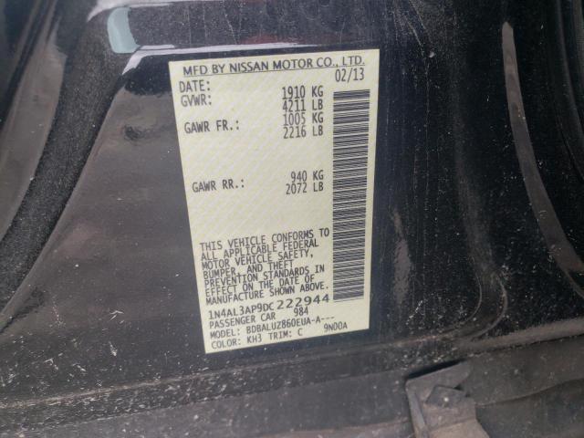 Photo 10 from auction – 2013 NISSAN ALTIMA 2.5 with VIN 1N4AL3AP9DC222944