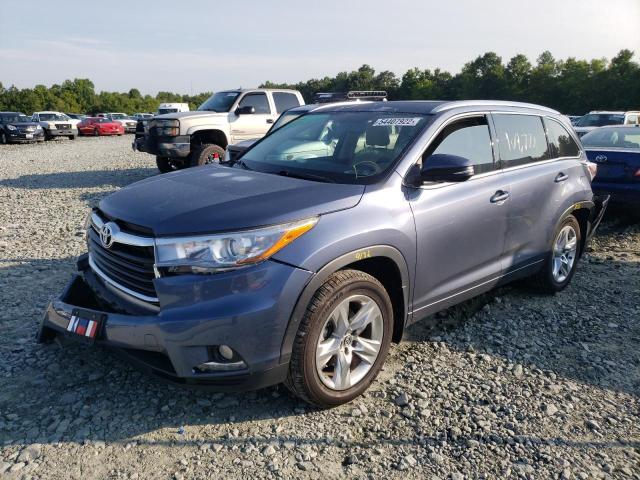 Photo 2 from auction – 2016 TOYOTA HIGHLANDER with VIN 5TDDKRFH4GS264858
