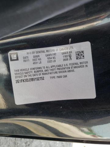 Photo 10 from auction – 2011 CHEVROLET CAMARO 2SS with VIN 2G1FK3DJ3B9192752