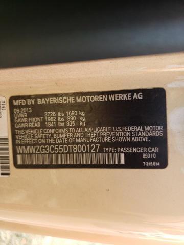 Photo 10 from auction – 2013 MINI COOPER S C with VIN WMWZG3C55DT800127
