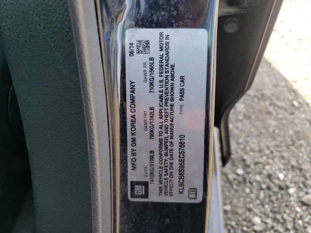 Photo 10 from auction – 2014 CHEVROLET SPARK LS with VIN KL8CB6S95EC576610