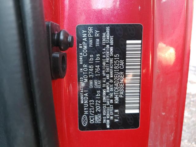 Photo 10 from auction – 2014 HYUNDAI VELOSTER with VIN KMHTC6AD2EU182515