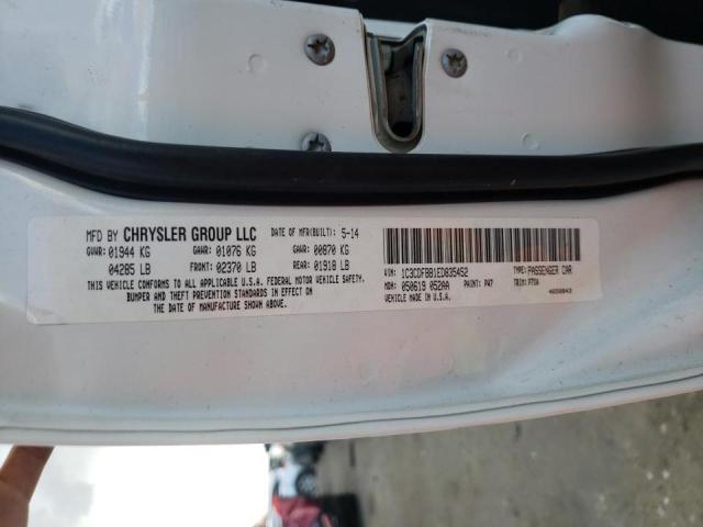 Photo 10 from auction – 2014 DODGE DART SXT with VIN 1C3CDFBB1ED835452