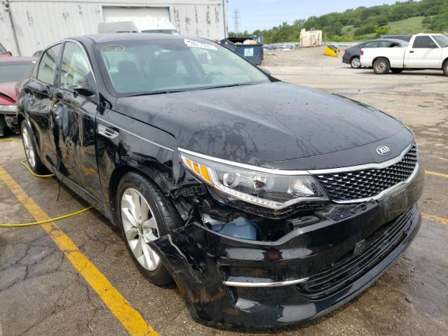 KIA OPTIMA EX 2018 with VIN 5XXGU4L34JG226963 - Photo from auction