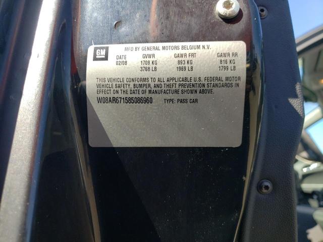 Photo 10 from auction – 2008 SATURN ASTRA XE with VIN W08AR671585086960