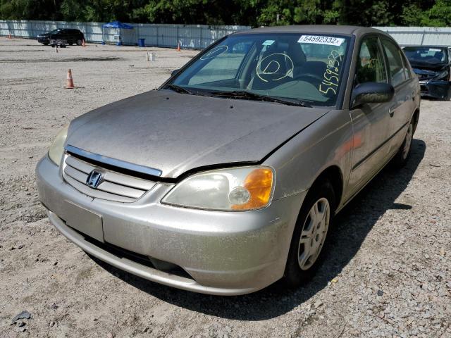 Photo 2 from auction – 2002 HONDA CIVIC LX with VIN 2HGES16592H610424