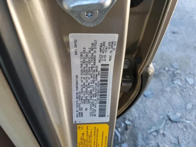 Photo 10 from auction – 2002 LEXUS RX 300 with VIN JTJGF10U920139243