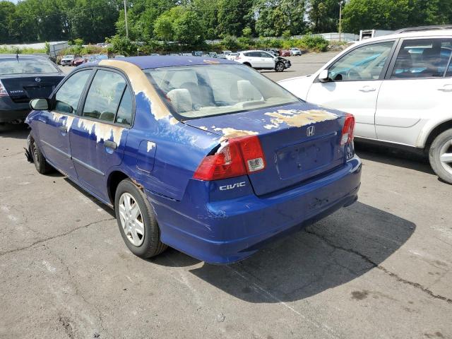 Photo 3 from auction – 2005 HONDA CIVIC with VIN 2HGES16325H534838