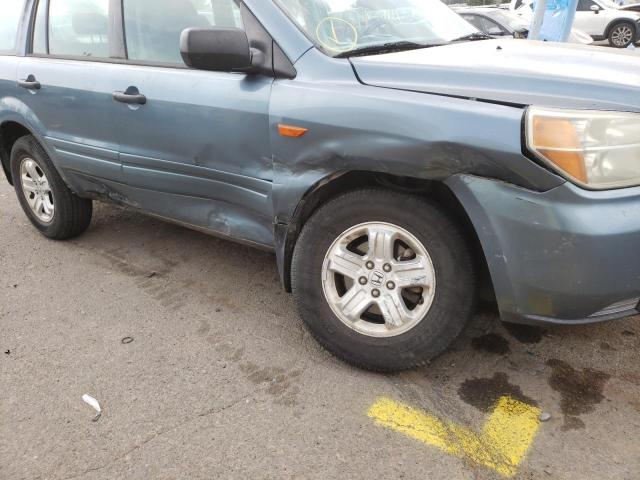 Photo 9 from auction – 2006 HONDA PILOT LX with VIN 5FNYF28186B052190