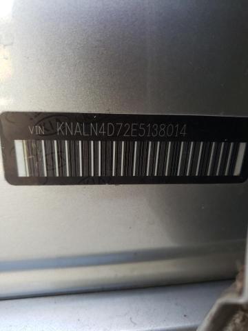 Photo 10 from auction – 2014 KIA CADENZA PR with VIN KNALN4D72E5138014