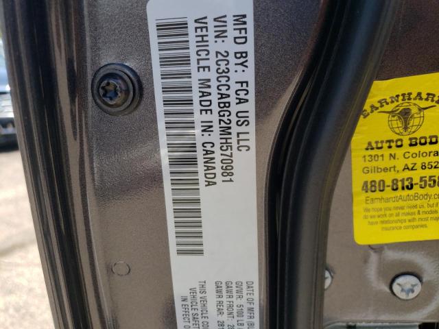 Photo 10 from auction – 2021 CHRYSLER 300 S with VIN 2C3CCABG2MH570981