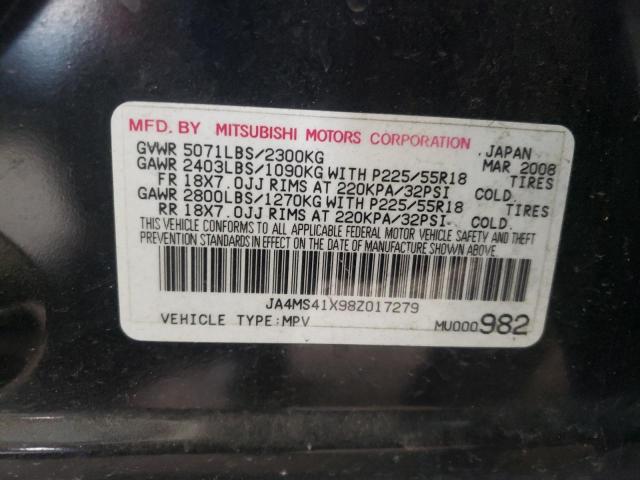 Photo 10 from auction – 2008 MITSUBISHI OUTLANDER with VIN JA4MS41X98Z017279